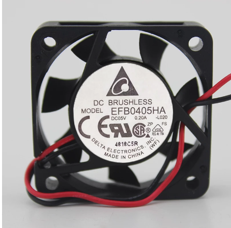 Original DELTA EFB0405HA Cooling Fan 5V 0.2A 1W 2wires EFB0405HA Fans